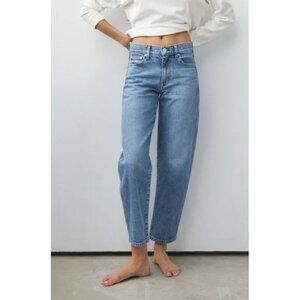 AYR Jeans Womens 28 The Knockout Barrell Baggy High Rise Cropped Denim